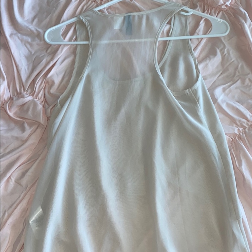 Tan/Cream Tank Top - Picture 3 of 4